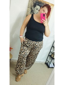 Pantalón Bombacho Animal Print