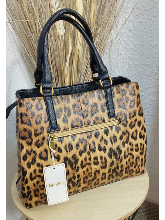 Bolso Tote Rígido Animal Print