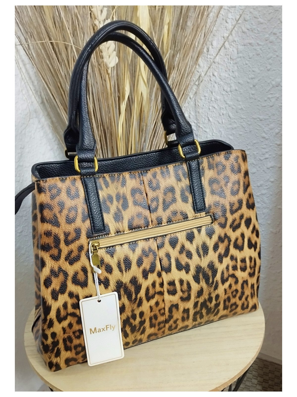 Bolso Tote Rígido Animal Print