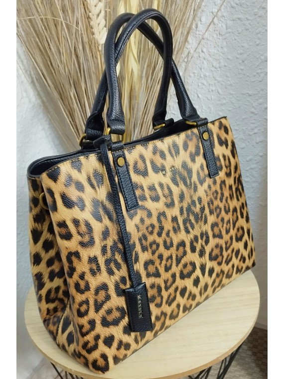 Bolso Tote Rígido Animal Print