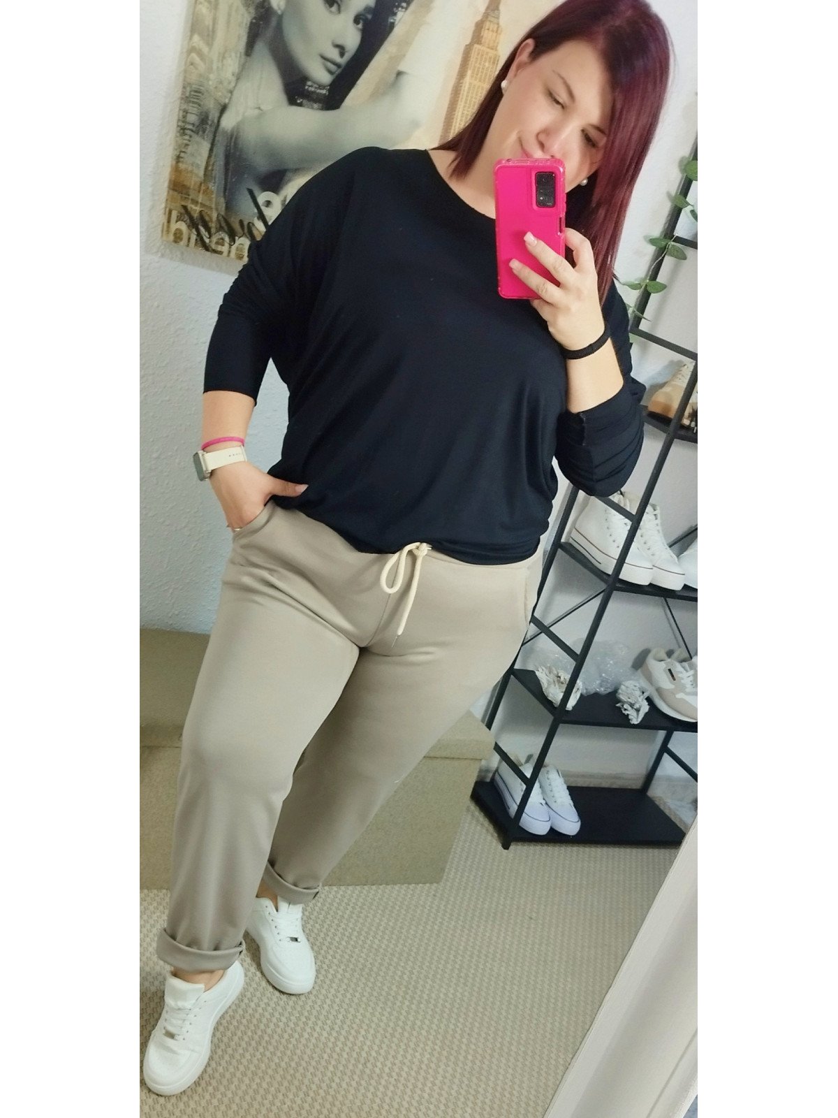 Pantalón de Chándal Beige