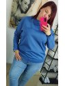 Sudadera Azul Lisa