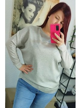 Sudadera Básica Gris