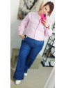 Pantalón vaquero elástico botones