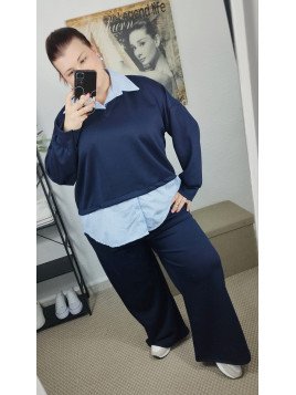 Chándal dos piezas azul marino