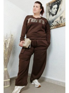 Pantalón marrón Olivia