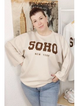 Sudadera beige SOHO
