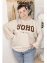 Sudadera beige SOHO