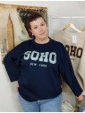 Sudadera azul marino SOHO