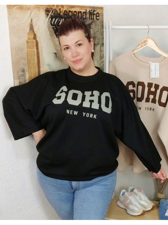 Sudadera negra SOHO