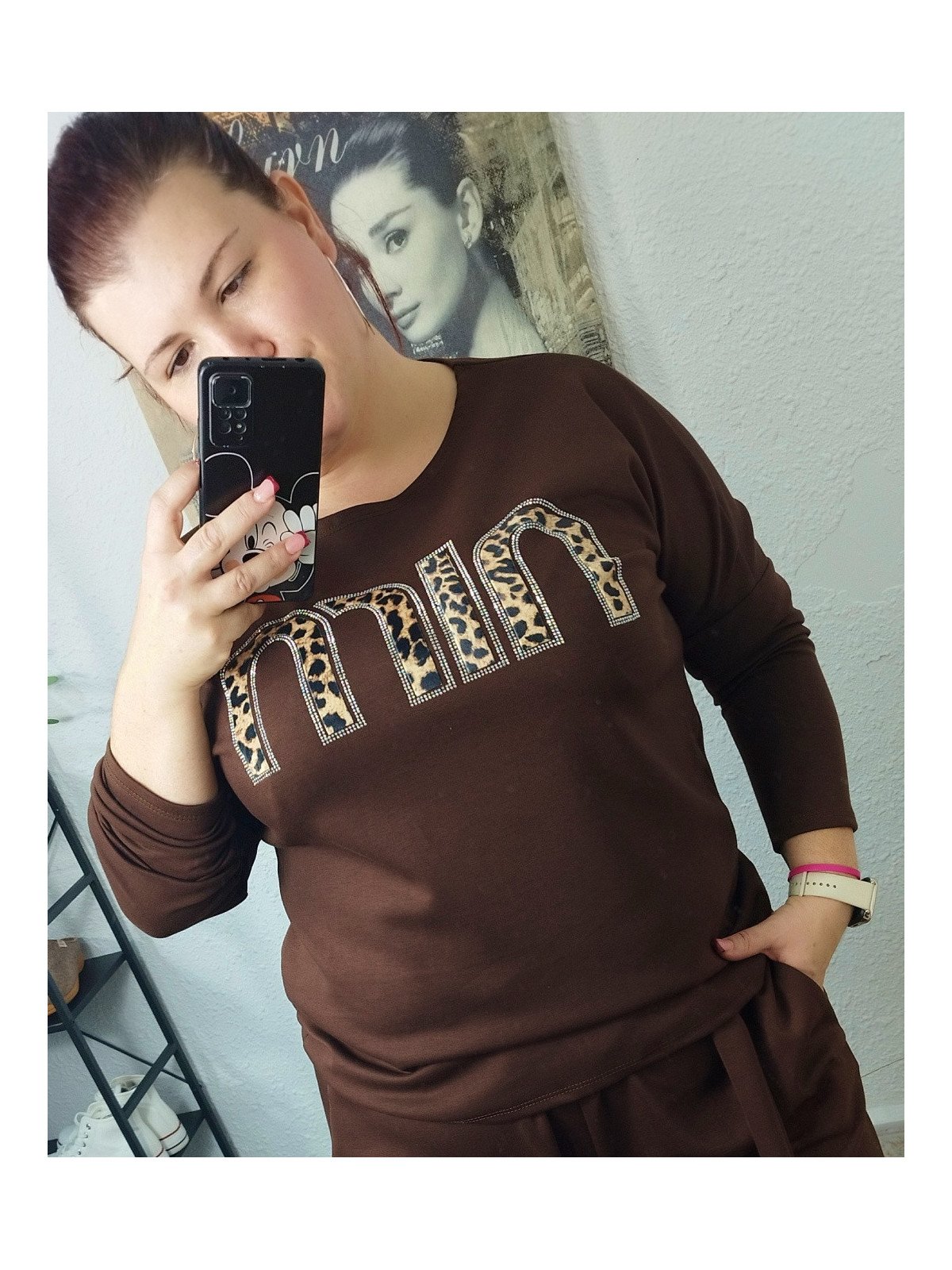 Sudadera marrón min