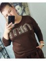 Sudadera marrón min