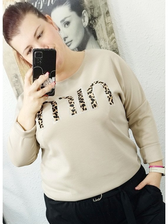 Sudadera beige Min