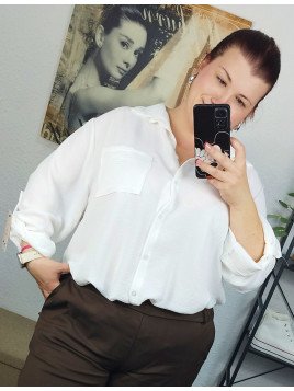 Camisa lisa blanca