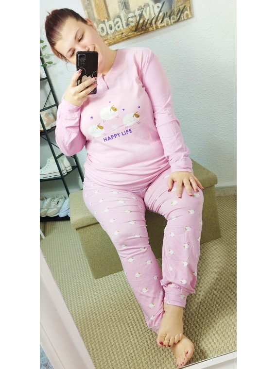 Pijama rosa ovejita