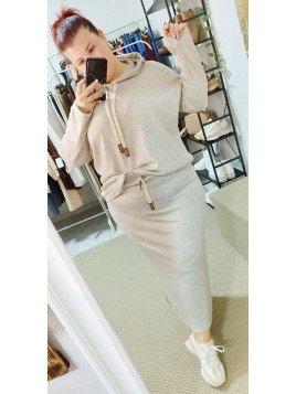 Conjunto punto falda y jersey