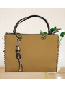 Bolso camel cuadrado
