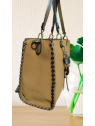 Bolso camel cuadrado