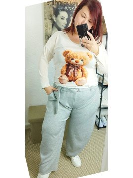 Pantalón gris Olivia