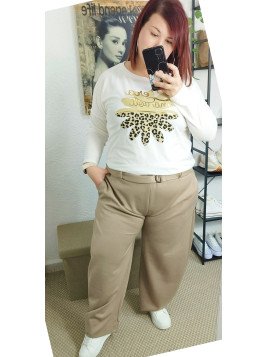 Pantalón camel Olivia