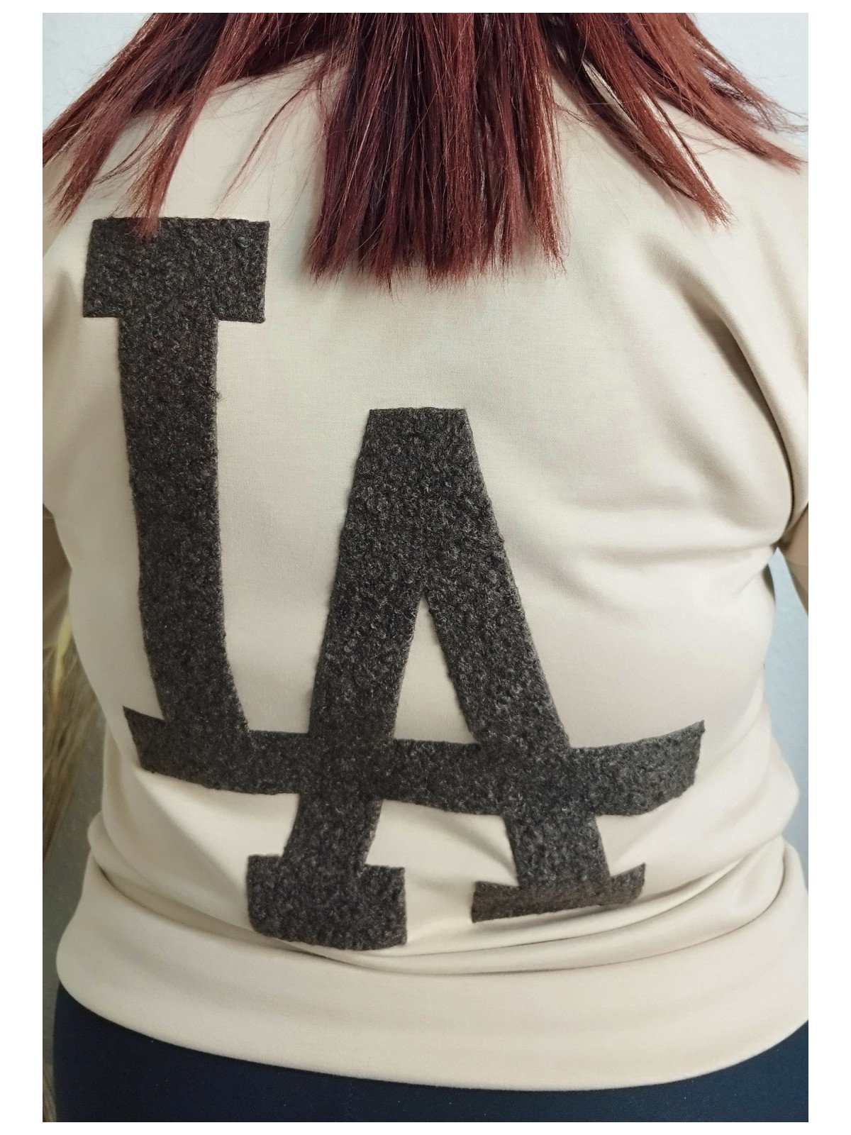 Sudadera beige Los Ángeles
