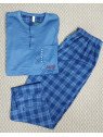 Pijama hombre azul marino