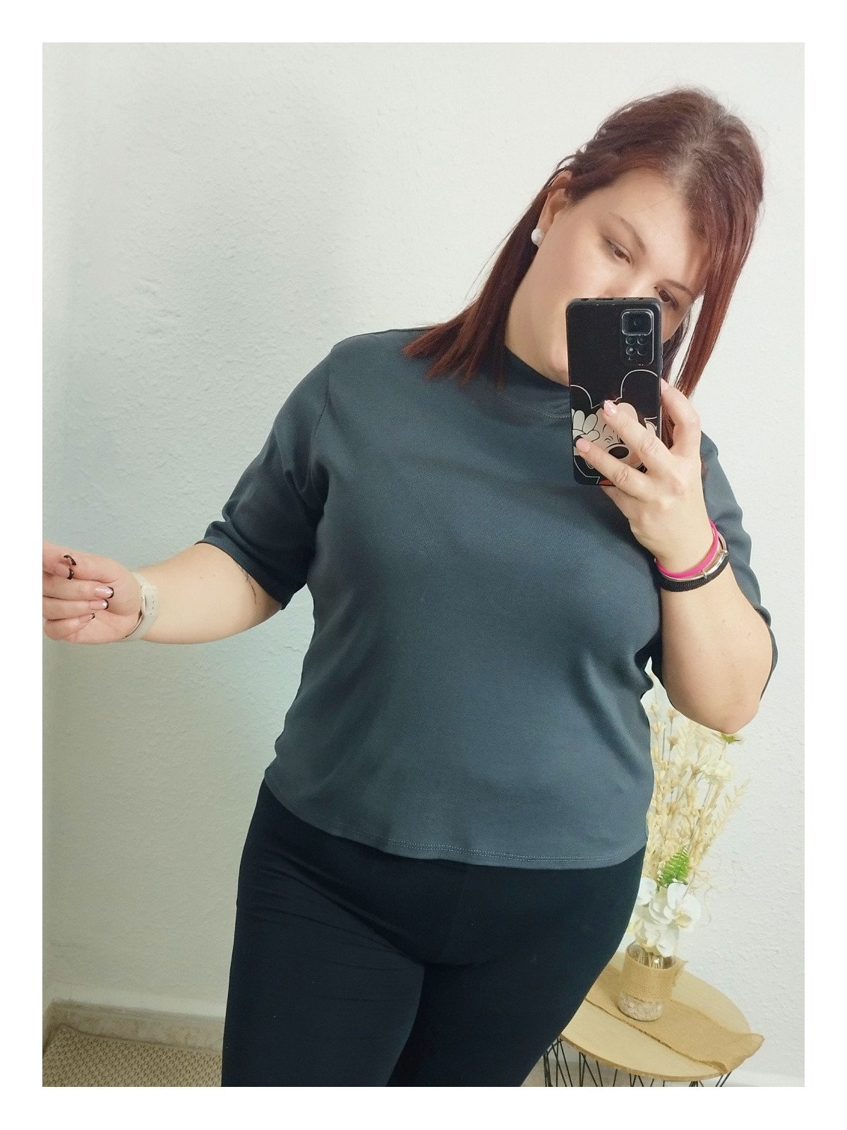 Camiseta gris oscuro Jeny