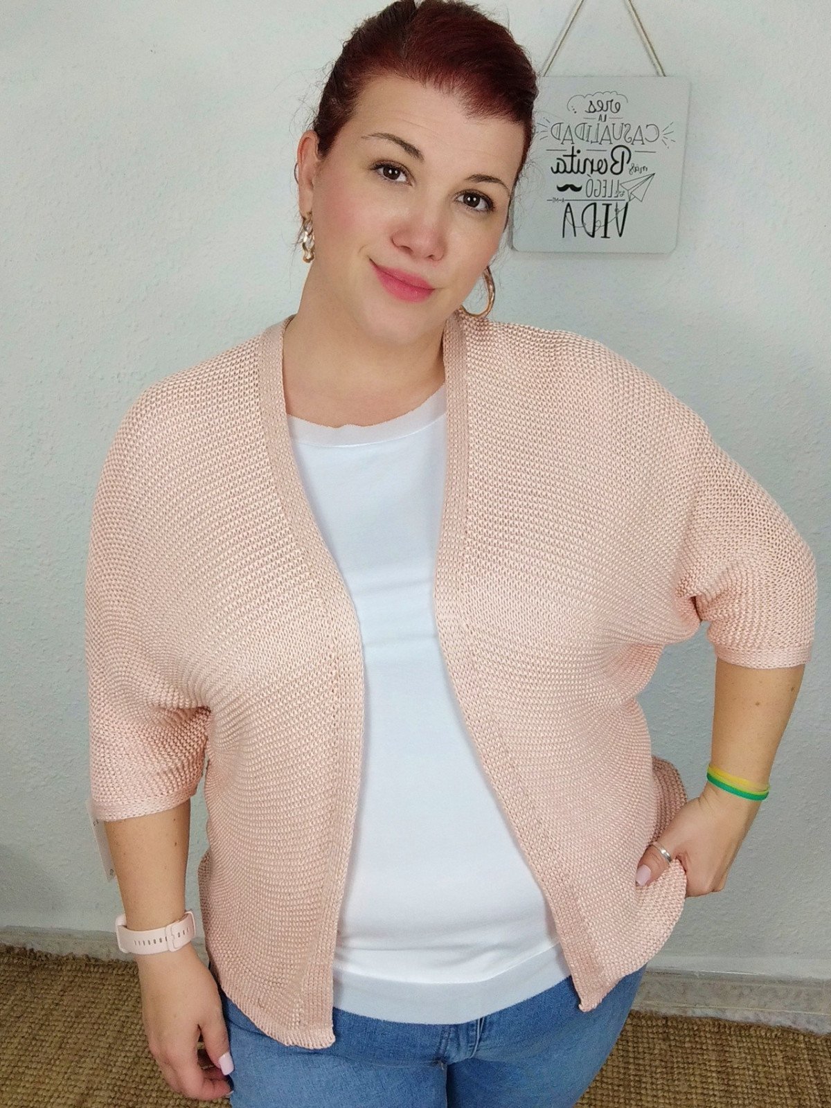 Rebeca de Punto Calado Rosa