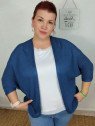 Rebeca de Punto Calado Azul