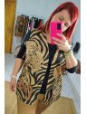 Chaleco Animal Print Estampado Tigre
