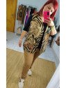 Chaleco Animal Print Estampado Tigre