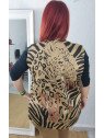 Chaleco Animal Print Estampado Tigre