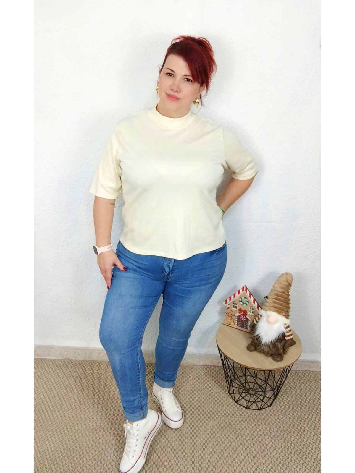 Camiseta beige Jeny
