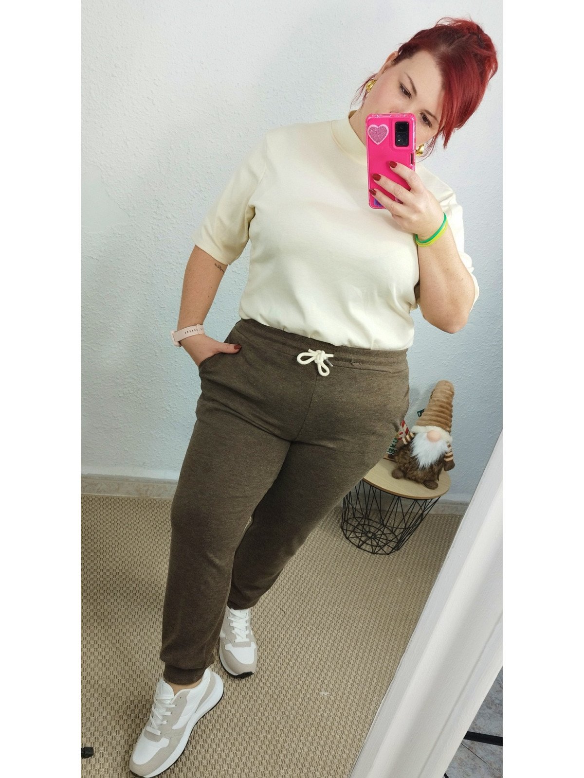 Camiseta beige Jeny