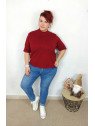 Camiseta rojo vino Jeny