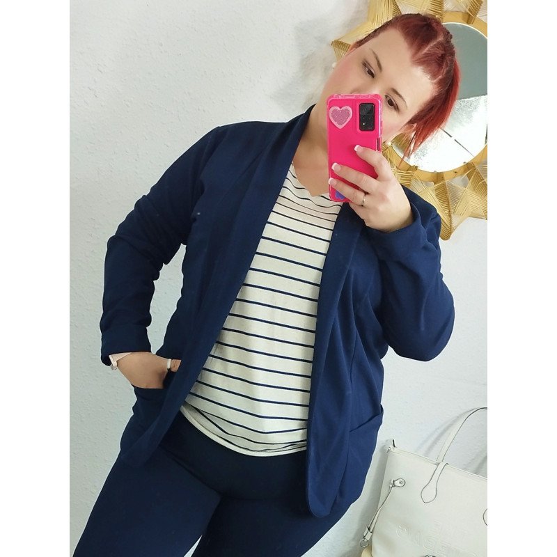 Blazer azul marino