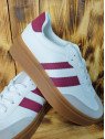 Zapatilla Casual Wine con Suela Caramelo