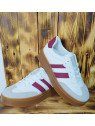 Zapatilla Casual Wine con Suela Caramelo