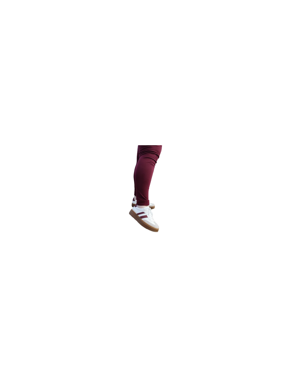 Zapatilla Casual Wine con Suela Caramelo