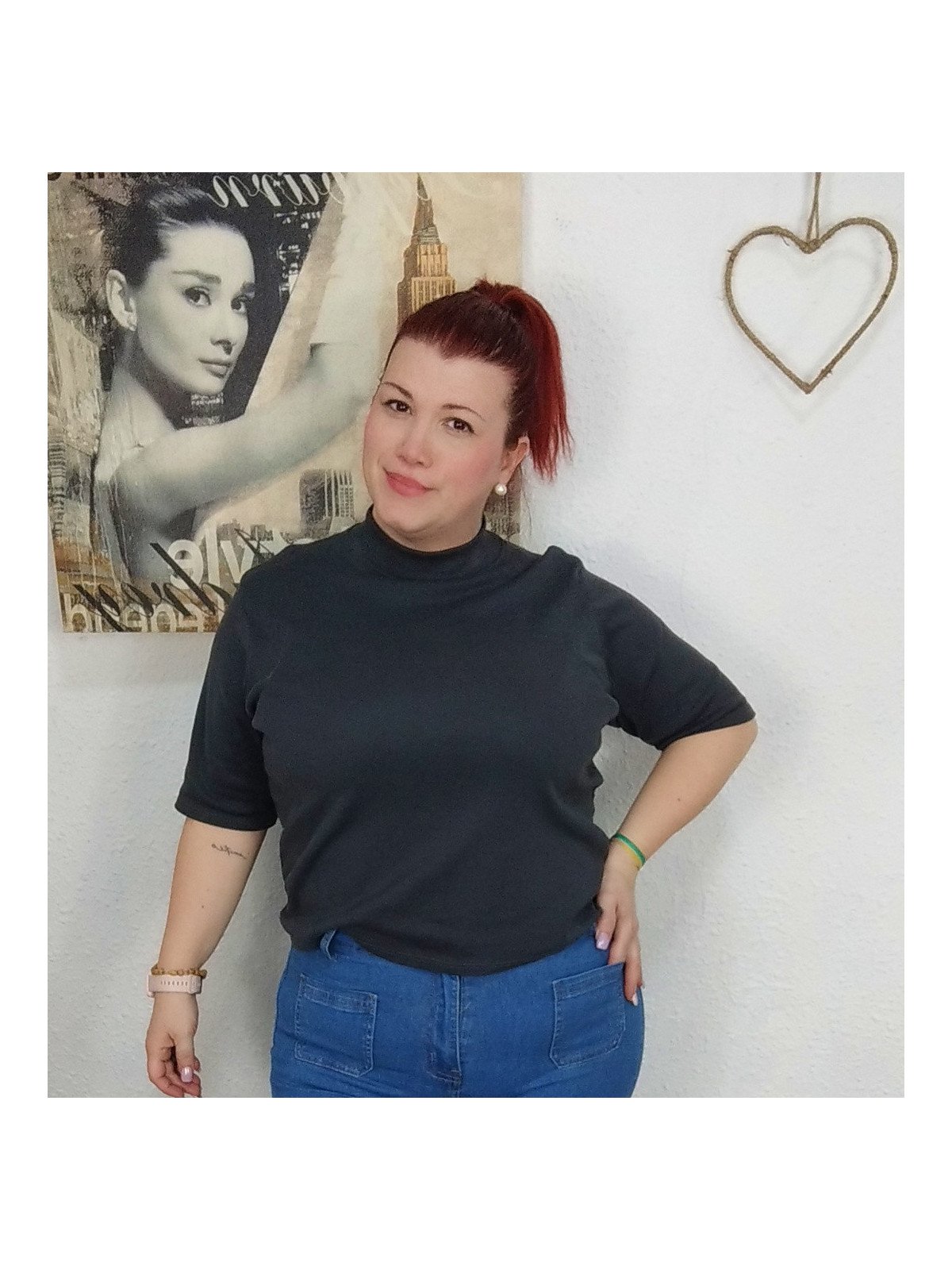 Camiseta gris oscuro Jeny