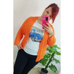 Rebeca de Punto Calado Manga Larga