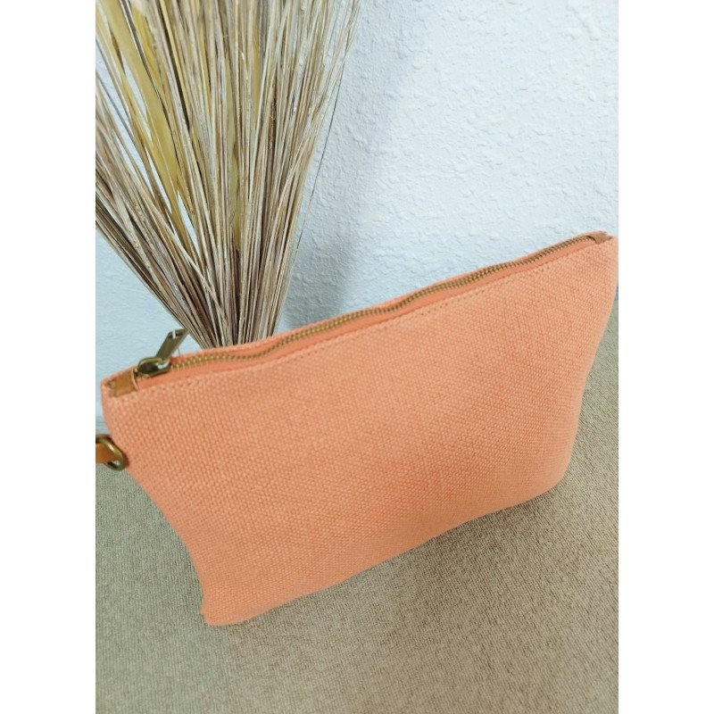 Bandolera de Tela Color Coral