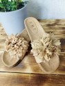 Sandalias Planas Khaki Sandalias Planas Khaki