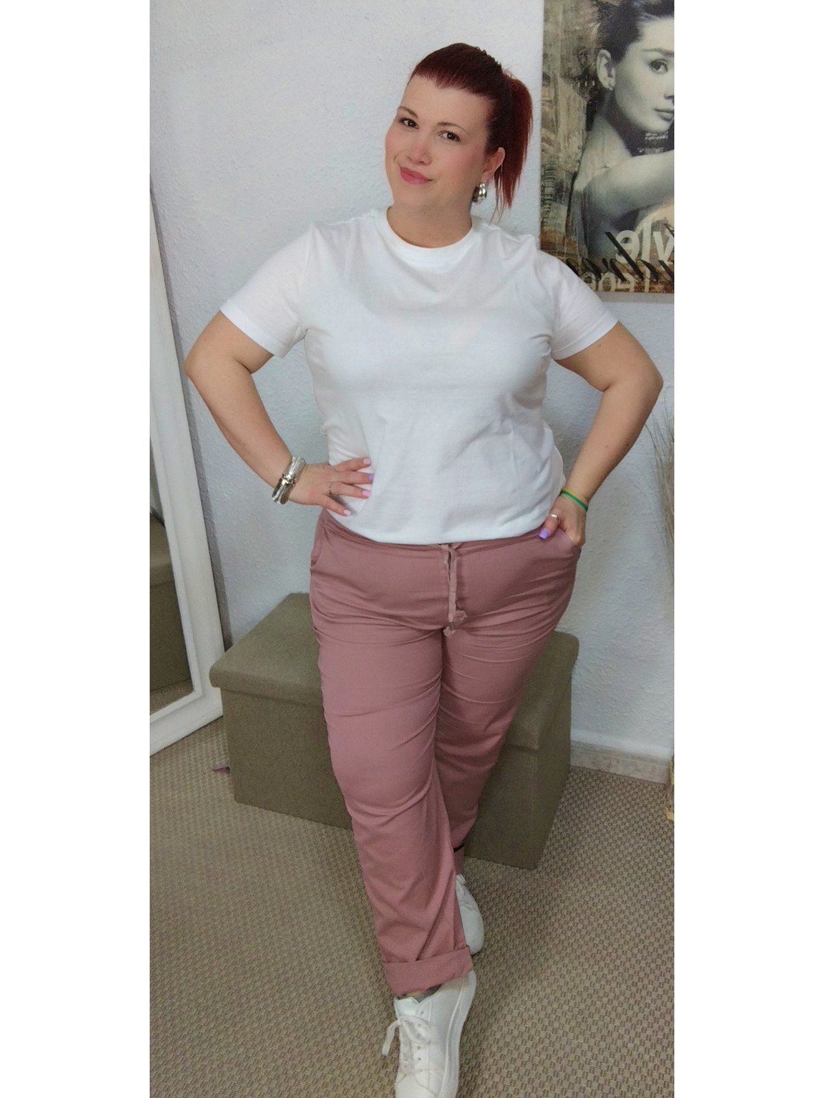 Pantalón Cargo Rosa