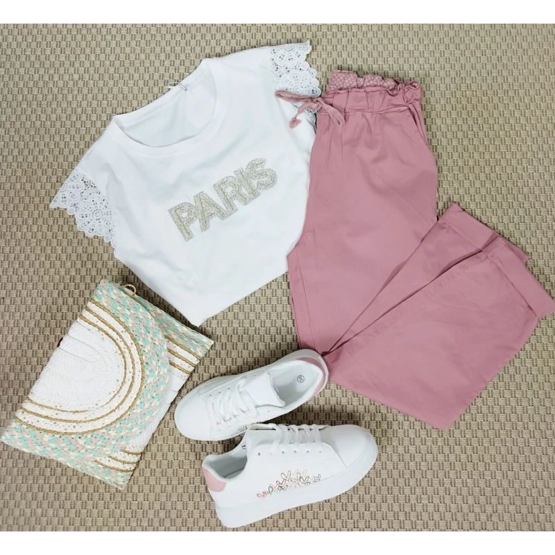 Pantalón Cargo Rosa