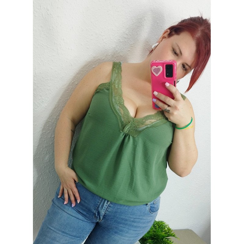 Lencera Verde Militar con Bordado