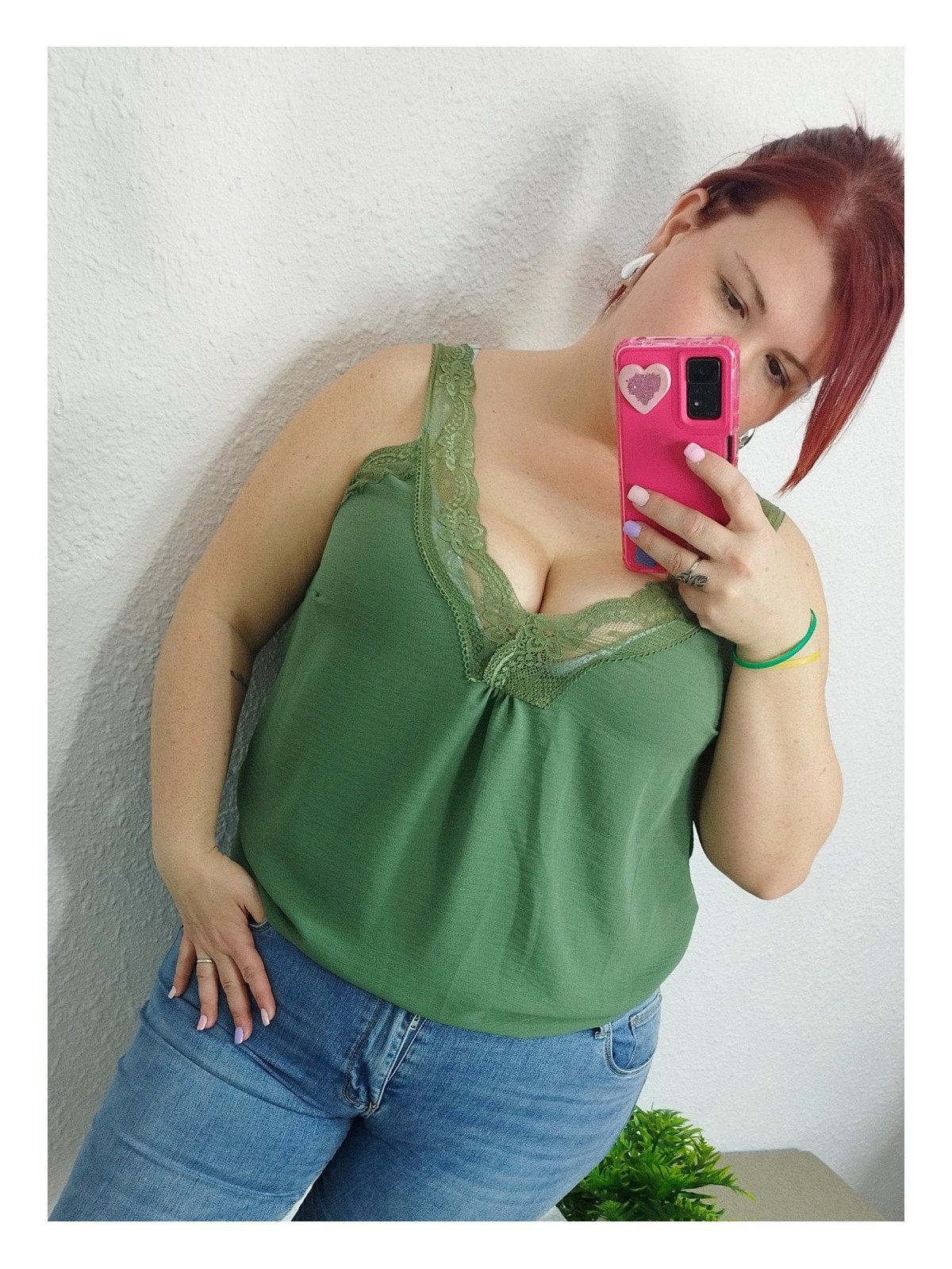 Lencera Verde Militar con Bordado