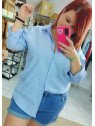 Camisa rayas azull
