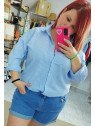 Camisa rayas azull