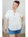 Blusa blanca gasa